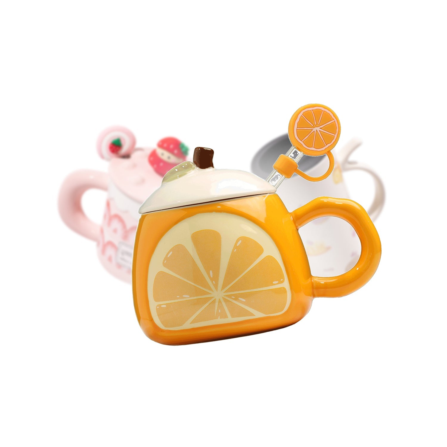 اكواب بتصميم فواكه