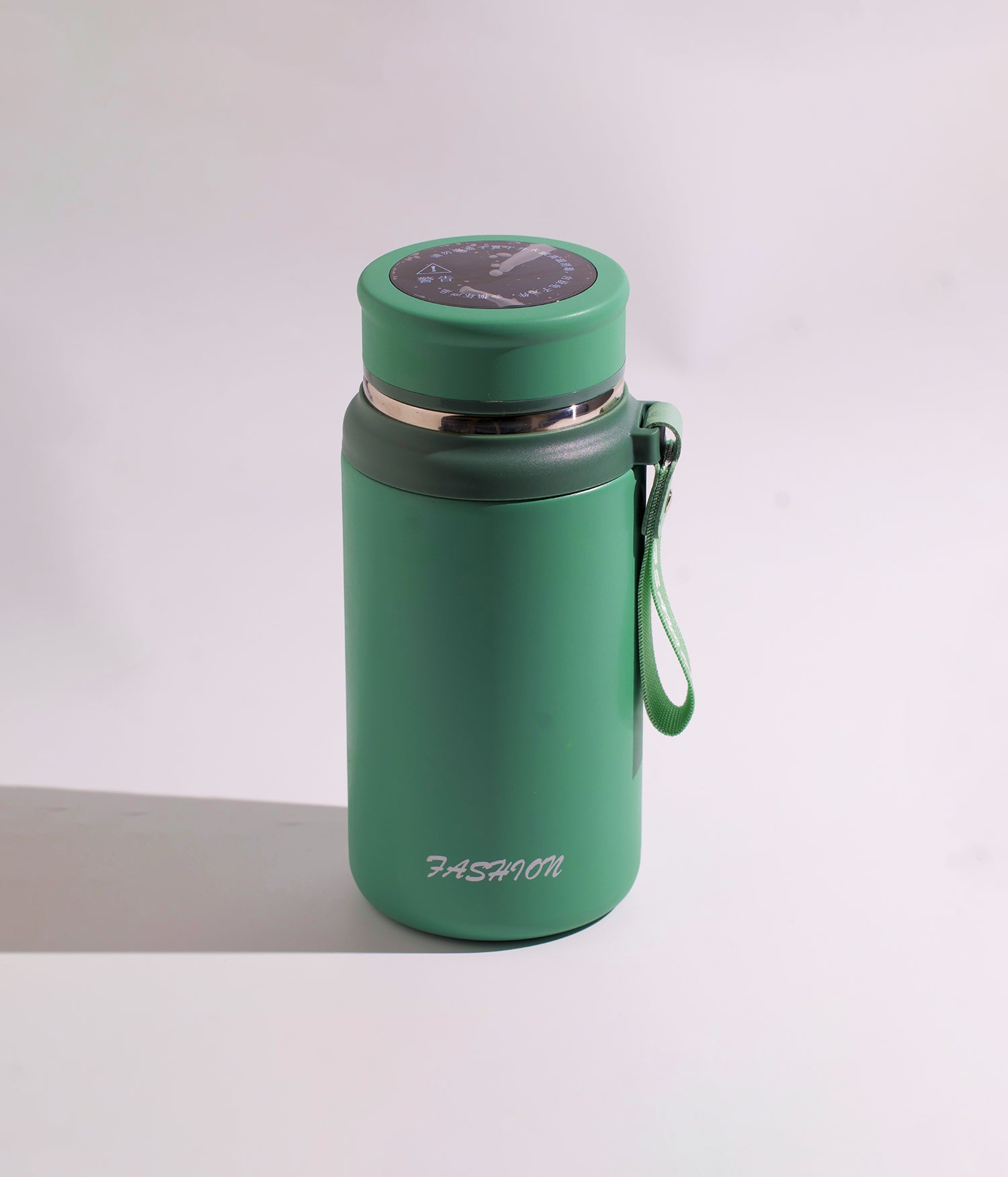 كوب حراري ستانلس ستيل مزدوج الجدار مع شاشة حرارة رقمية على الغطاء