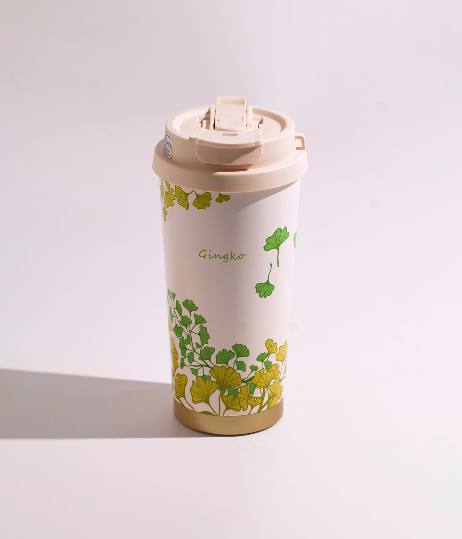 كوب حراري سيراميكي بزهور ملونة أنيقة وفنية مع غطاء محكم