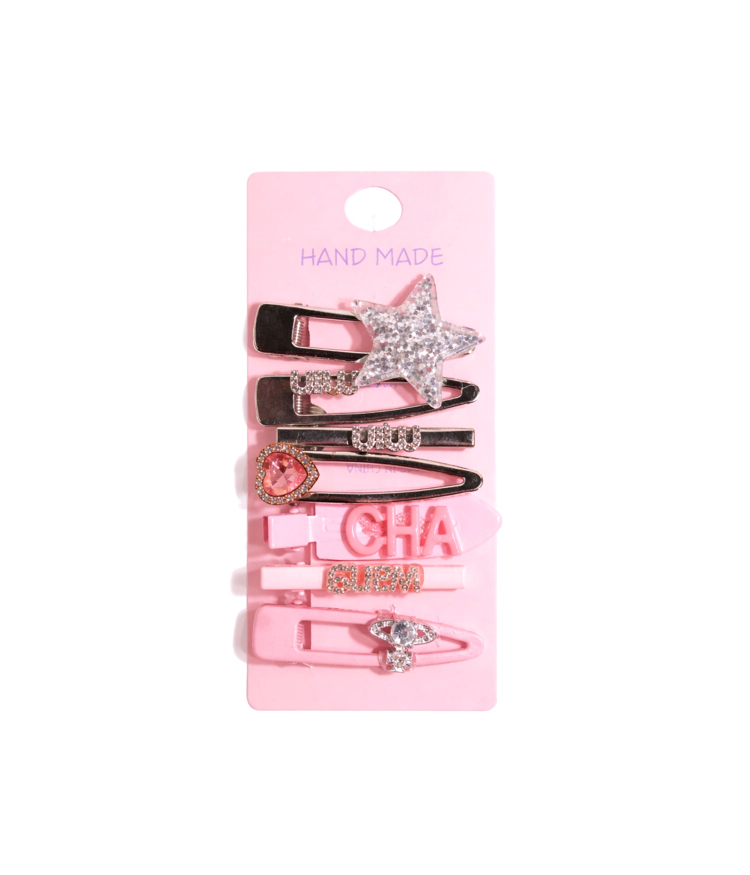 مجموعة مشابك شعر لؤلؤ وكريستال لتزيين وتثبيت الشعر -7 قطع