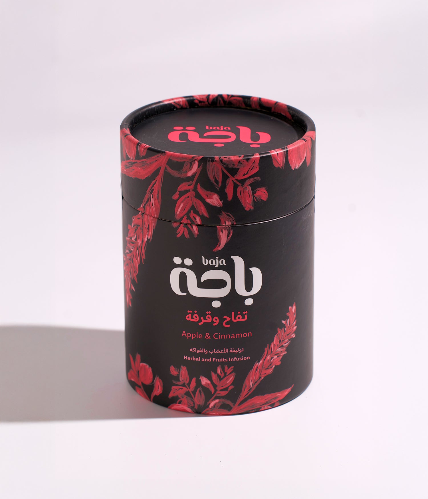 شاي أعشاب بنكهة التفاح مع القرفة من باجة، يأتي في عبوة تحتوي على 20 كيس، مناسب للاستخدام اليومي