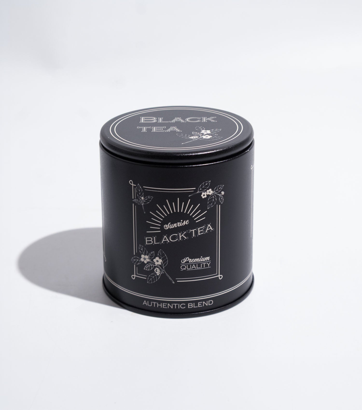 Black metal storage set
