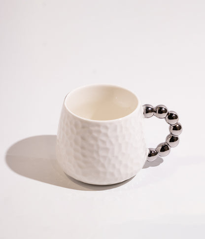 كوب قهوة سيراميك بتصميم مجسم دب على الغطاء مع ملعقة