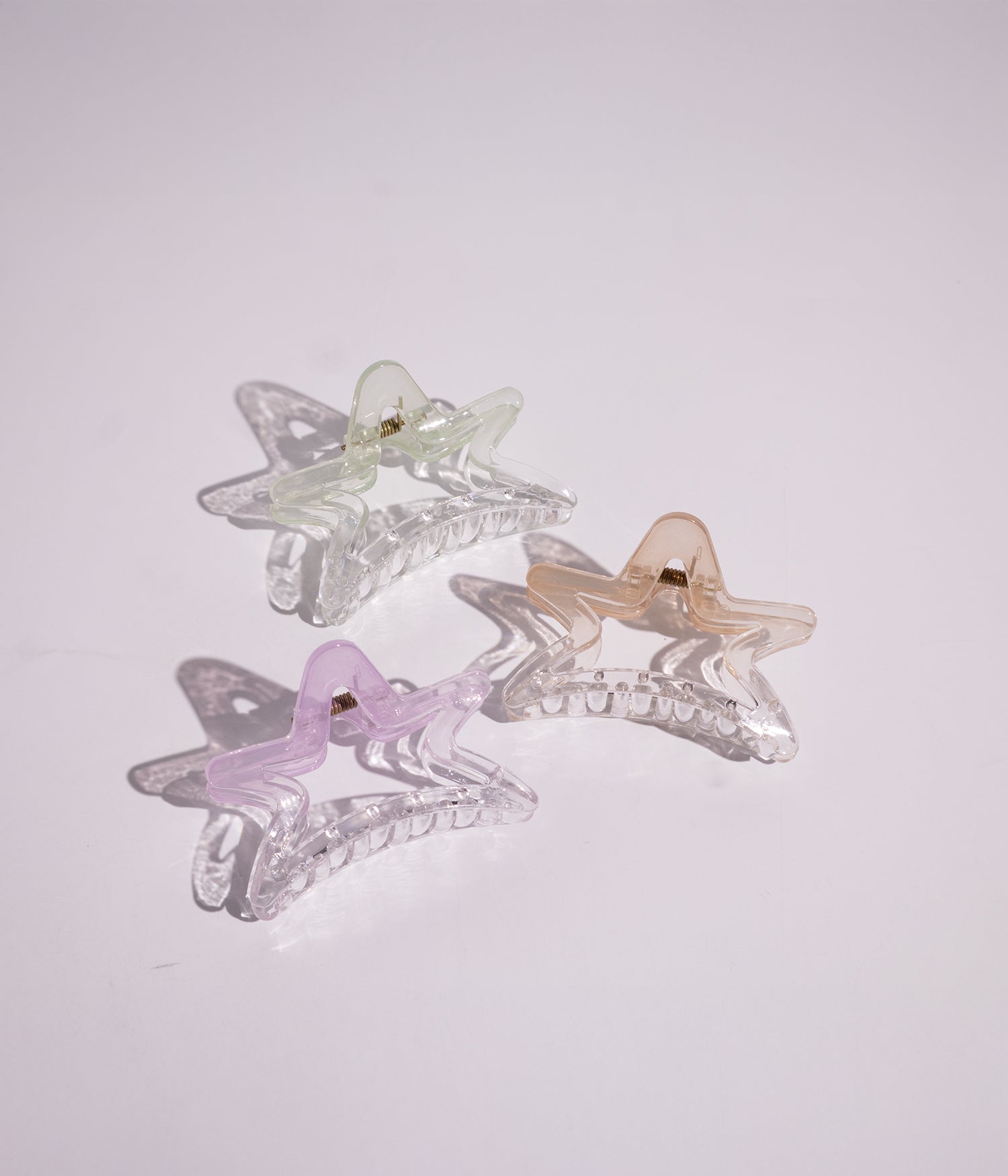 Star-shaped hair clip