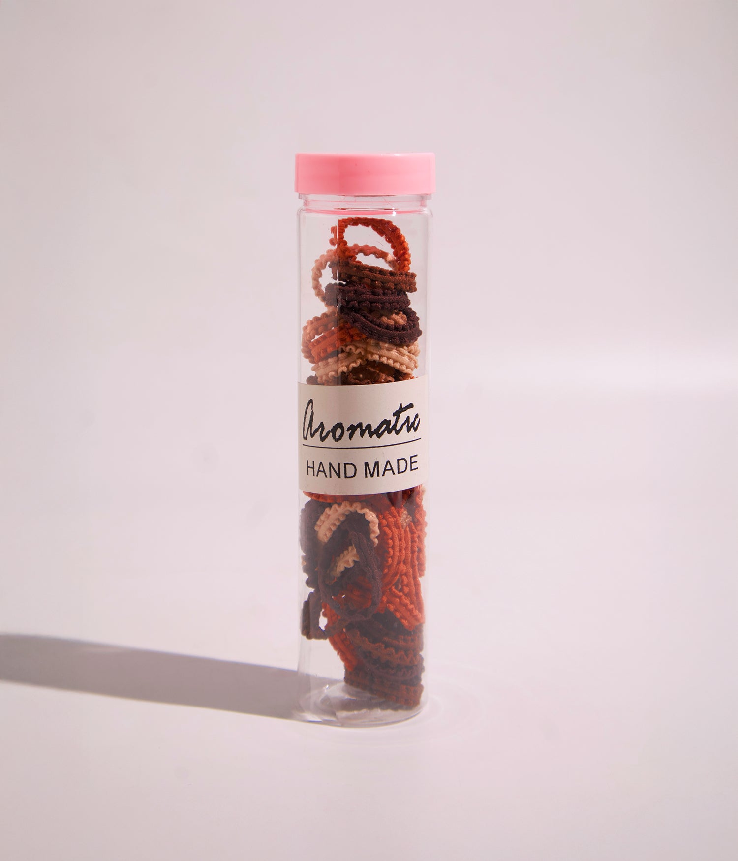 اروماتيك هاند ميد ربطات شعر مطاطية (الوان عشوائية) – 1 عبوة*50 قطعة