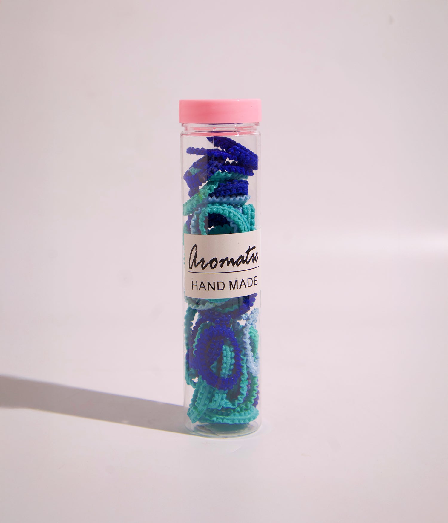 اروماتيك هاند ميد ربطات شعر مطاطية (الوان عشوائية) – 1 عبوة*50 قطعة