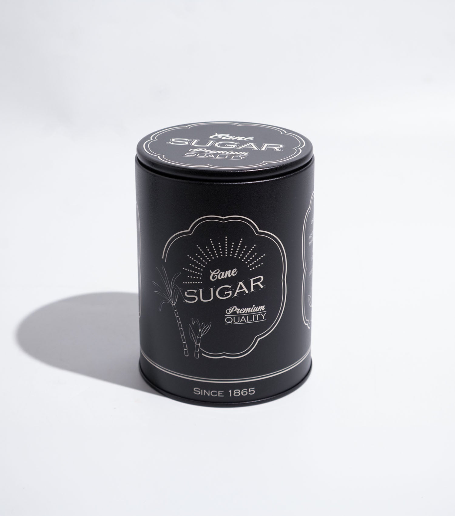 Black metal storage set