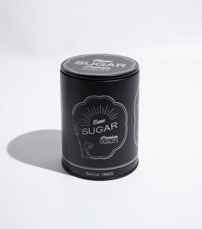 Black metal storage set