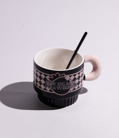 ceramic-cup-pink-black-cartoon-design-strawberry-3d-lid-with-spoon
