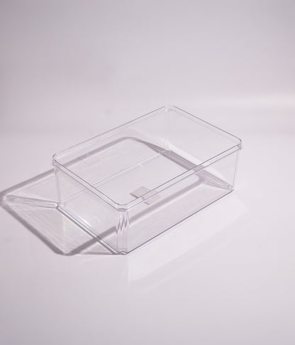 كريسبر طقم علب تخزين شفافة متعدد الاستخدامات