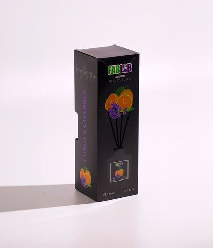 فاب لاب موزّع روائح عطري زيتي للمنزل برائحة الحمضيات واللافندر
