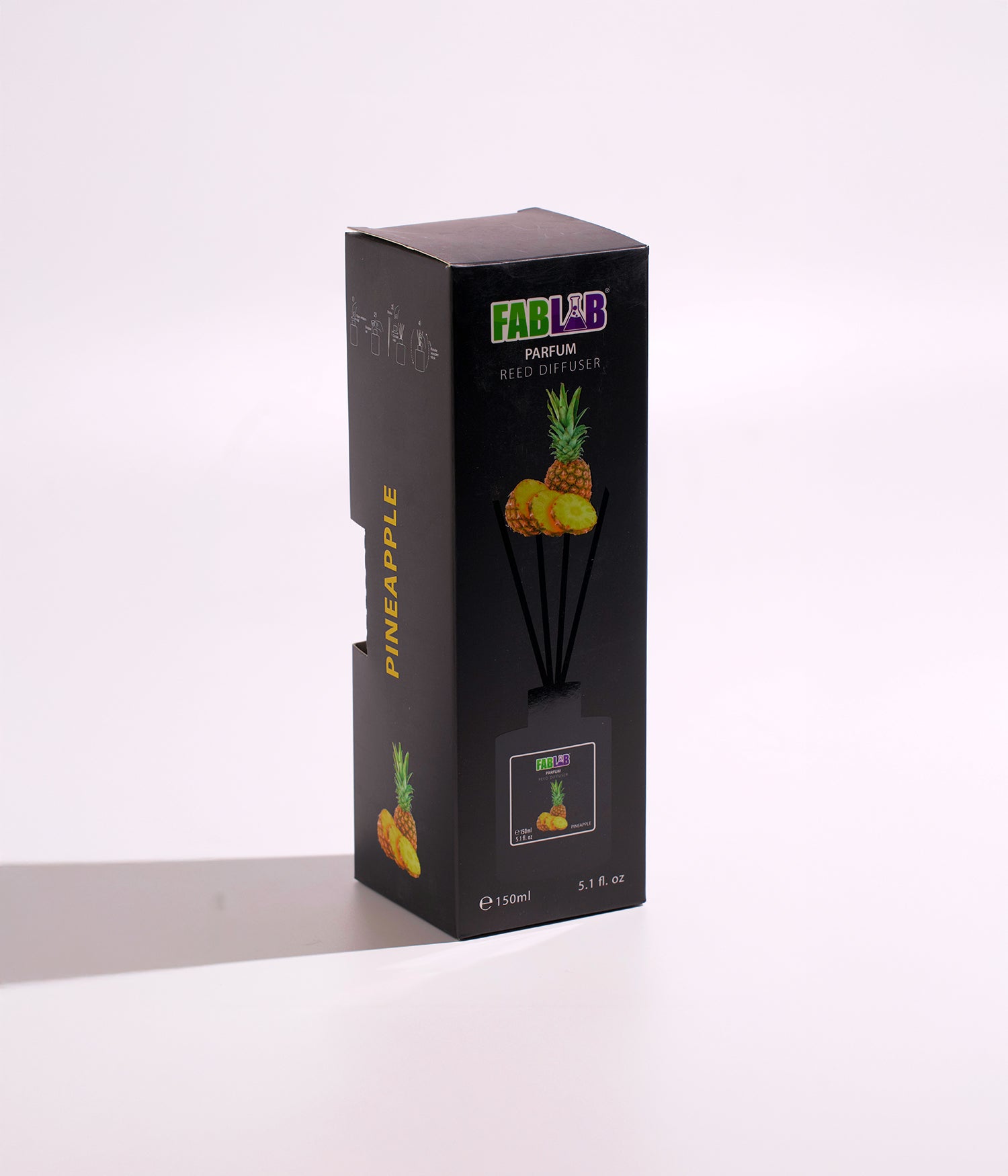 فاب لاب موزّع روائح عطري زيتي للمنزل برائحة الأناناس