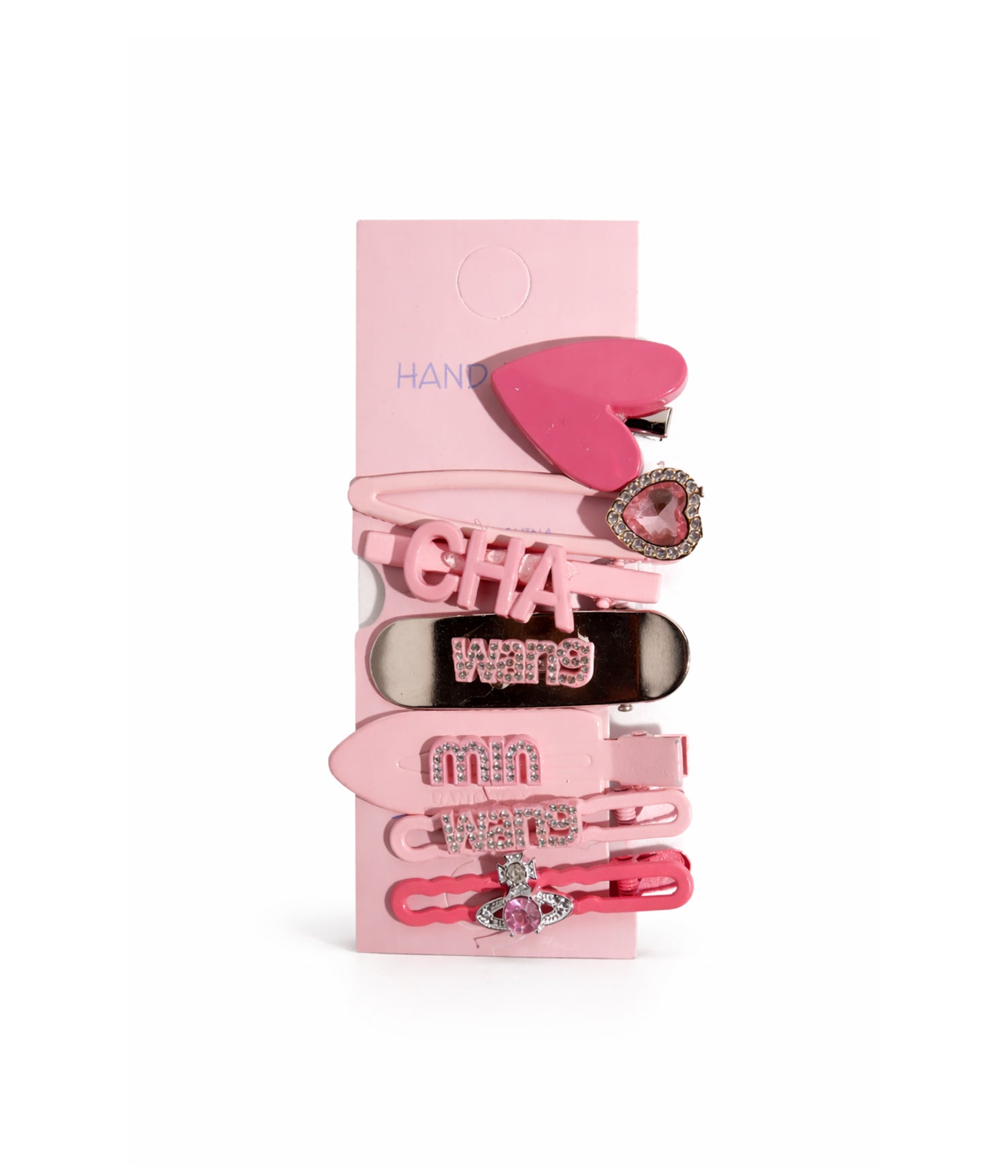 مجموعة مشابك شعر مزخرفة متعددة الأشكال لتزيين وتثبيت الشعر -7 قطع