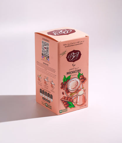 نور بيست موكا سريع التحضير بنكهة غنية من القهوة والشوكولا، قوام كريمي وطعم دافئ يناسب محبي المشروبات الحلوة المتوازنة