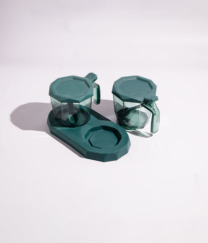 علبة بهارات مع قاعدة مقاس 11.5×21×11 سم