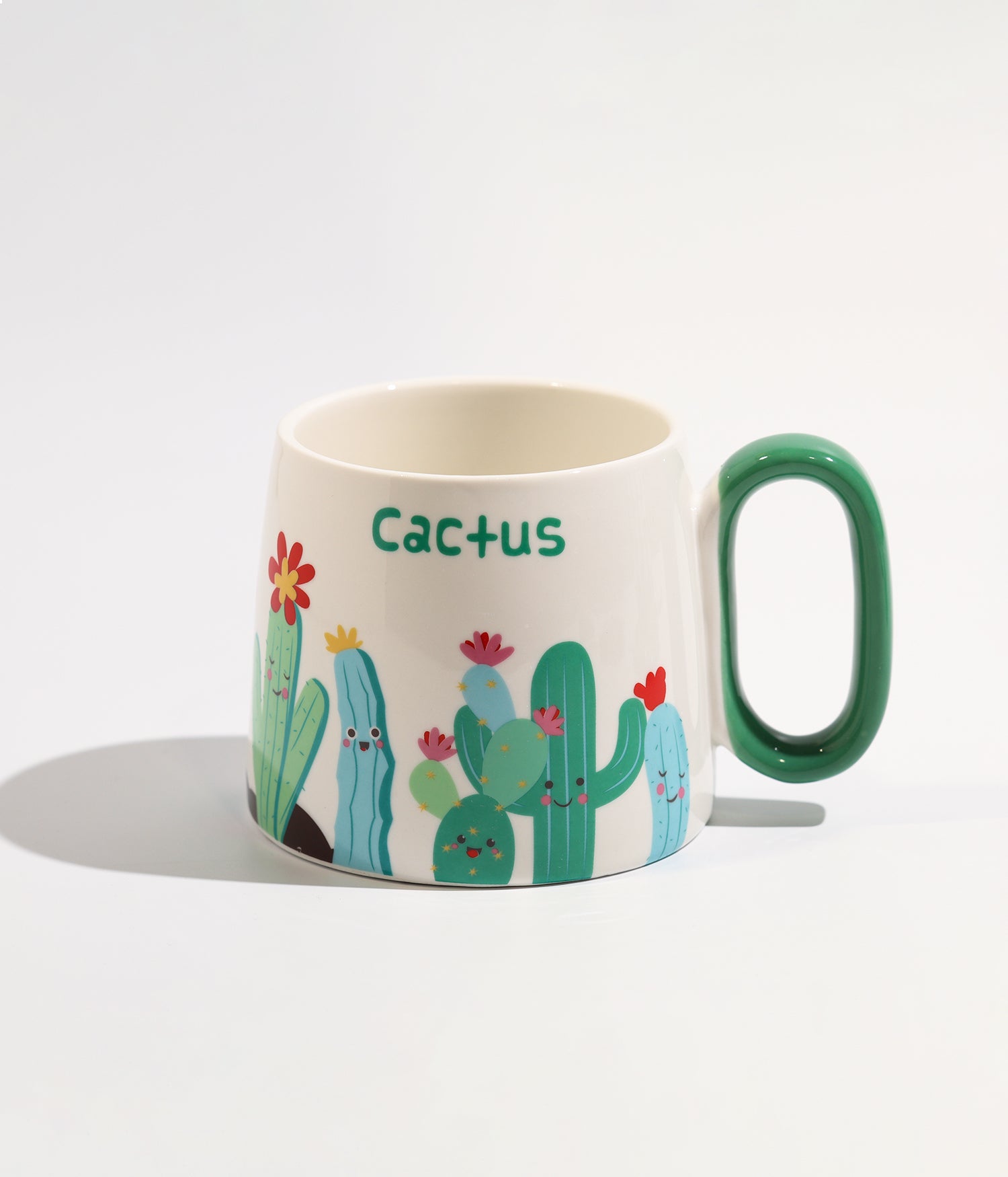 Delicious ceramic coffee cup with golden saucer and spoon